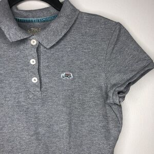 VTG Jimmy Z Women's Medium Gray Short Sleeve Pullover 80s 90s‎ Surf Shirt Top